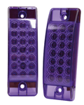 Plafón Tipo Carrito 21 LEDs Morado