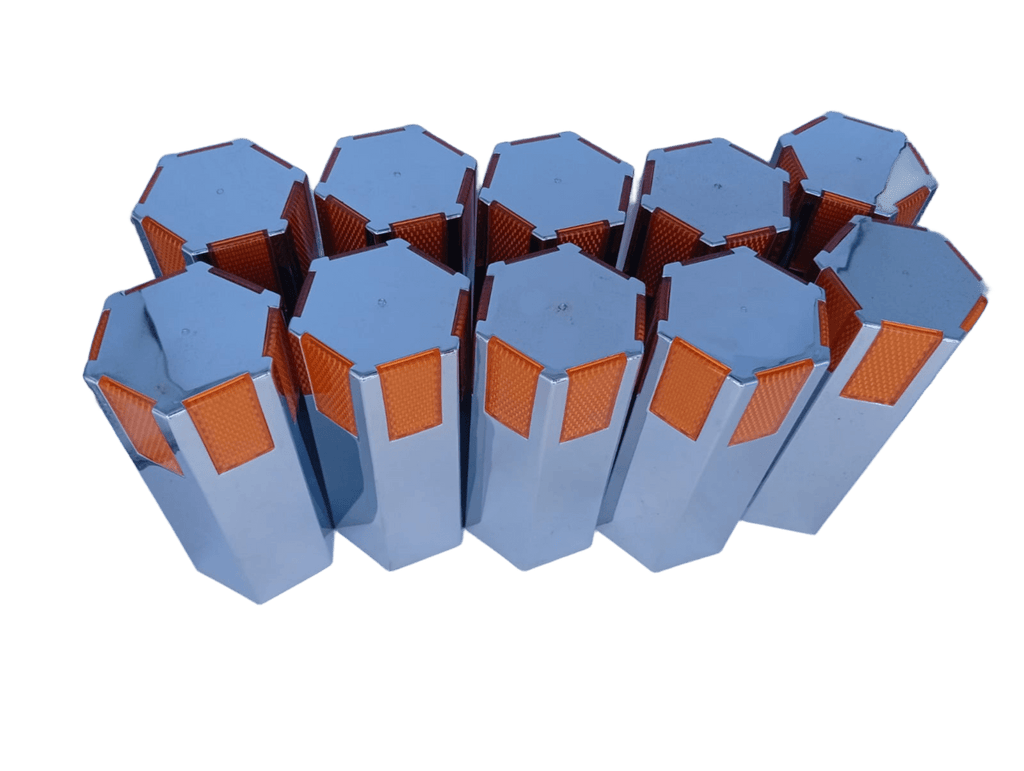 Capuchon Hexagonal Ambar Reflejante