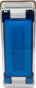 1 Plafón Rectangular 6.5 Multivoltaje Estrobo Azul