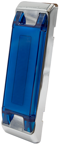 1 Plafón Rectangular 6.5 Multivoltaje Estrobo Azul