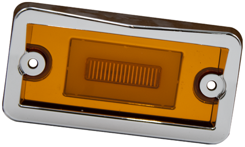 1 Plafón Rectangular 4.9 Multivoltaje Estrobo Ámbar