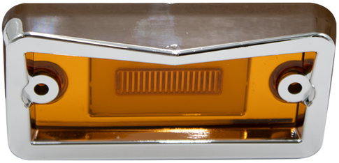 1 Plafón Rectangular 4.9 Multivoltaje Estrobo Ámbar