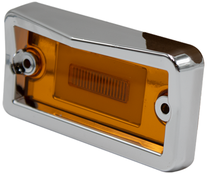 1 Plafón Rectangular 4.9 Multivoltaje Estrobo Ámbar