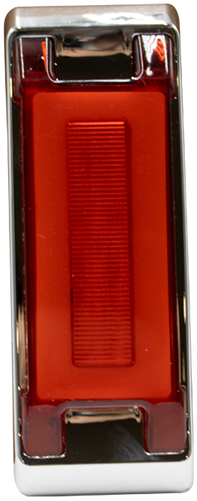 Plafón Rectangular 6.5 Multivoltaje Estrobo Rojo