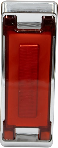 Plafón Rectangular 6.5 Multivoltaje Estrobo Rojo