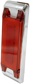 Plafón Rectangular 6.5 Multivoltaje Estrobo Rojo