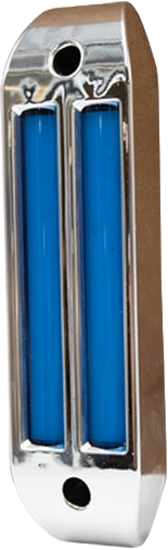 Plafón Led Rectangular 6.5¨ Multivoltaje C/Estrobo Azul