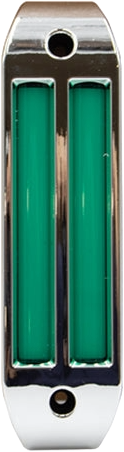 Plafón Led Rectangular 6.5¨ Multivoltaje C/Estrobo Verde