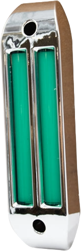 Plafón Led Rectangular 6.5¨ Multivoltaje C/Estrobo Verde