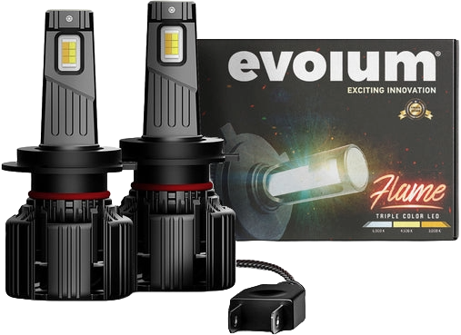 Focos Led Faros Kit Automotriz Flame H1 H3 H7 H11 9005 9006