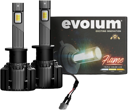 Focos Led Faros Kit Automotriz Flame H1 H3 H7 H11 9005 9006