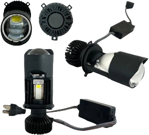 Focos Led Faros Kit Automotriz 30000 lumenes H4 H7 H11 9005 9006
