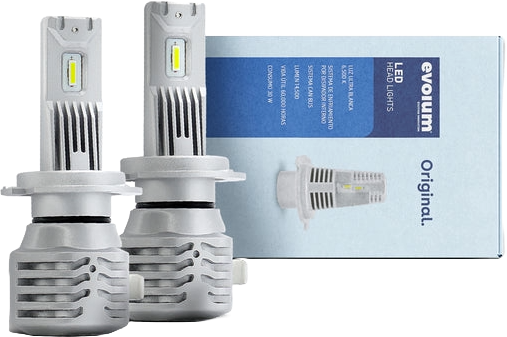 Focos Led Faros Kit Automotriz Originales sin ventilador H1 H3 H7 H11 9005 9006