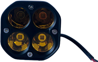 Par faros Cuadrado Hiperled, Led Con Estrobo Evo-5060