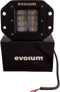 Par Faros Cuadrado Hiperled, 8 Leds Con Estrobo Evo-5002