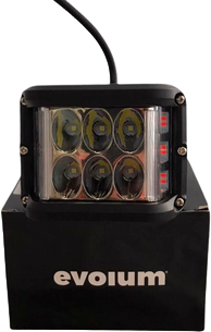 Par Faros Rectangular Hiperled, 6 Leds Con Estrobo Evo-5018