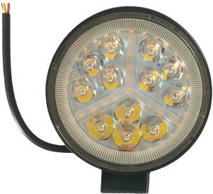 Par Faros Circular Hiperled, Led Con Estrobo Evo-5030