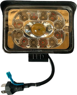 Par Faros Rectangular Hiperled, Led Con Estrobo Evo-5049