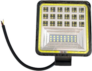 Par Faros Cuadrado Hiperled, Led Con Estrobo Evo-5063