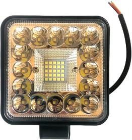Par Faros Cuadrado Hiperled, Led Con Estrobo Evo-5036