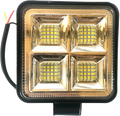 Par Faros Cuadrado Hiperled, Led Con Estrobo Evo-5039