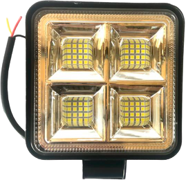 Par Faros Cuadrado Hiperled, Led Con Estrobo Evo-5039