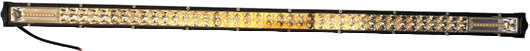 Barra Rectangular Hiperled 80cm, Luz Blanca y Ambar Evo-6036