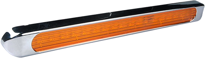 Plafon lateral barra 44.4cm 72 led c/lupa tapa c/cromado Ambar