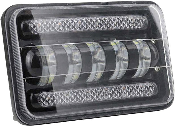 Faro principal 5 Pulgadas 5 led luz blanca alta, luz baja y direccional 12-24v (pieza