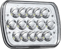 Faro principal 7 Pulgadas 15 led luz blanca alta y baja 12-24v (pieza)