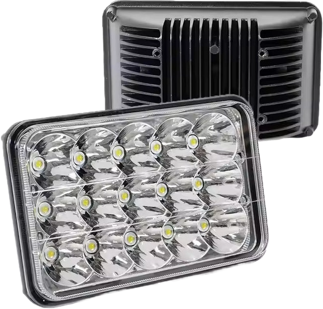 Faro principal 5 Pulgadas 15 led luz blanca alta y baja 12-24v (pieza)