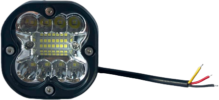 Par Faros Cuadrado Hiperled, Led Con Estrobo Evo-5059