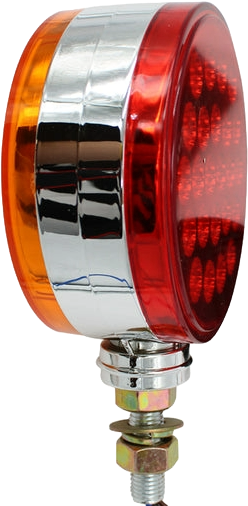 Par Plafón Led Circular 4¨ con Estrobo Ámbar/Rojo