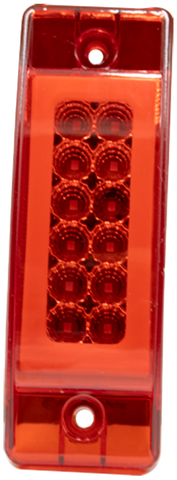 1 Plafón Rectangular 6.2 Multivoltaje Con Estrobo Rojo