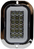 1 Plafón Rectangular 6.5 Multivoltaje Estrobo Blanco